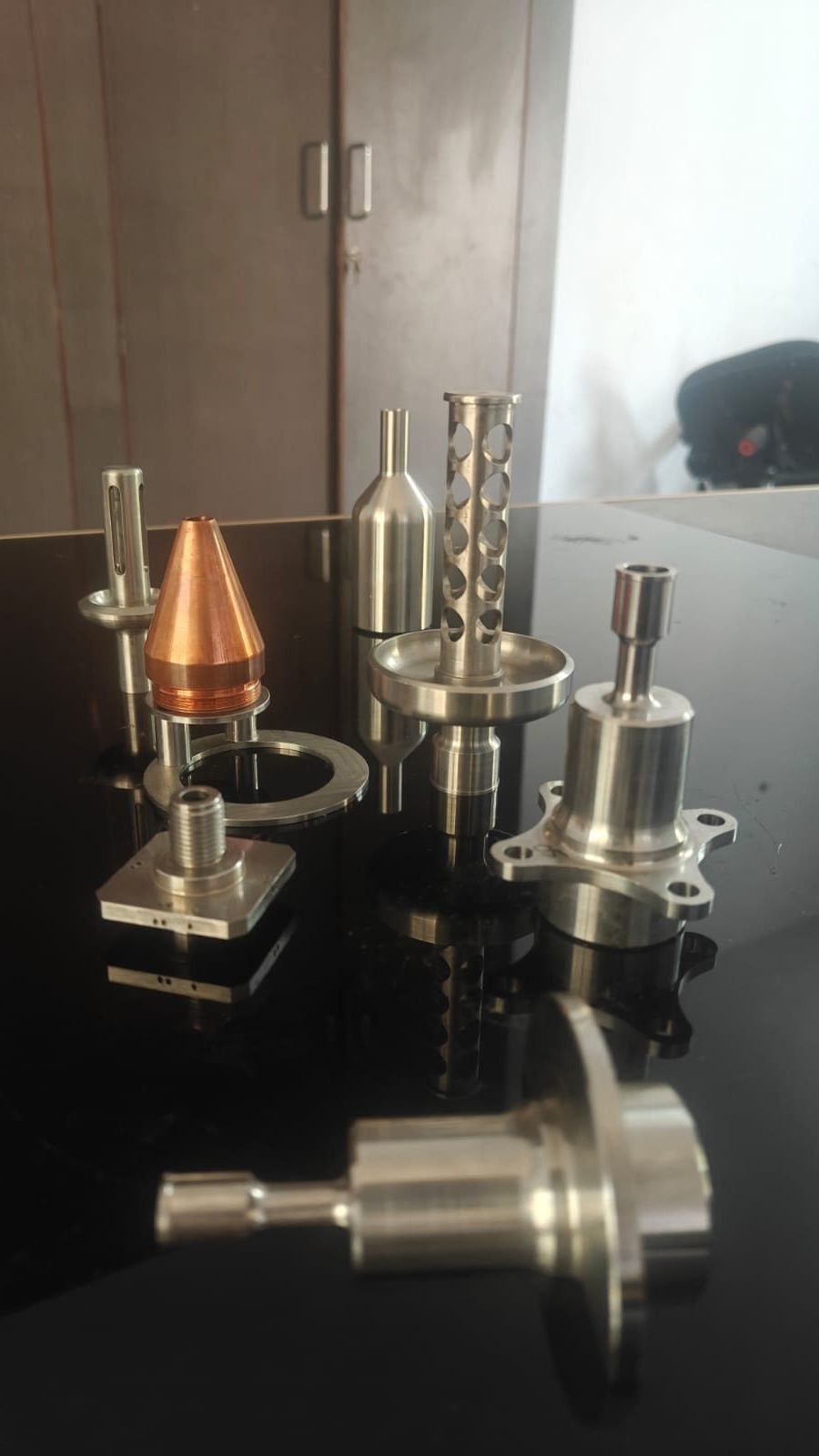 Complex turned component family